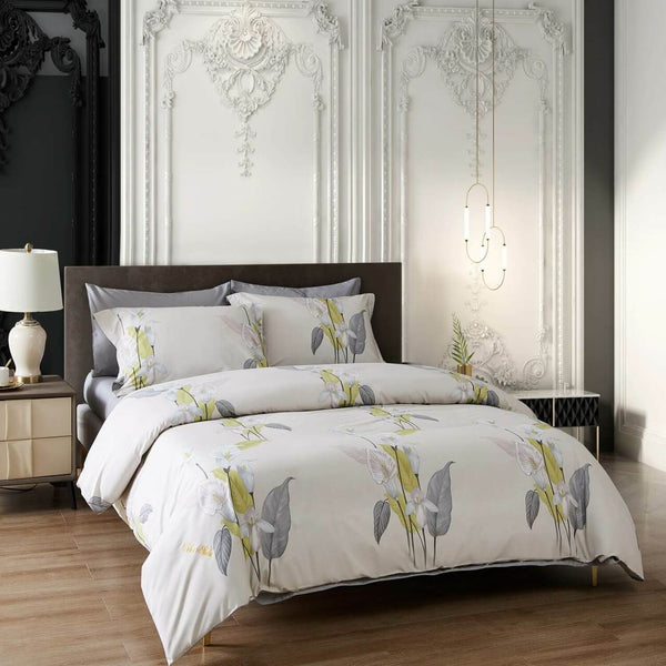 6 Piece 100% Cotton Duvet Cover Set-Bloom