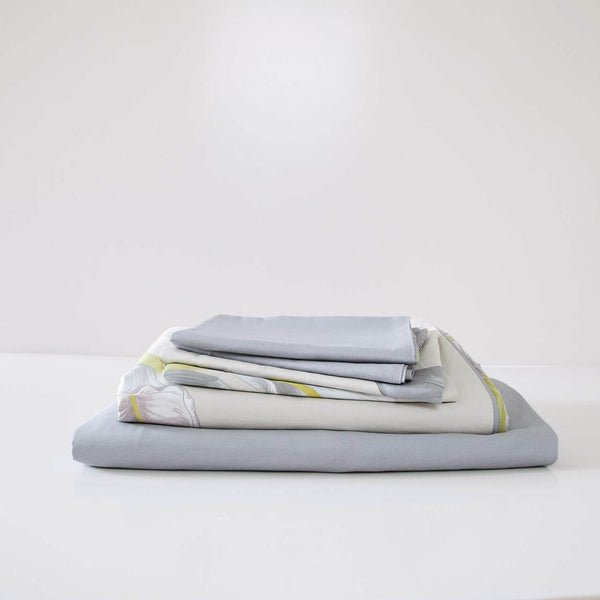 6 Piece 100% Cotton Duvet Cover Set-Bloom
