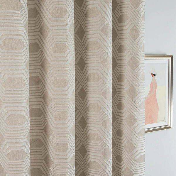 Curtain Panel Semi-Blackout Drapes- Modern