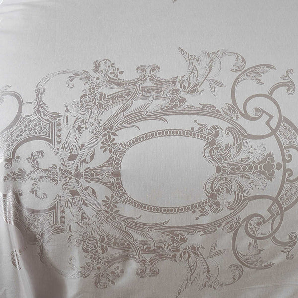 6 Pieces Luxury Jacquard Queen Size Duvet Cover Set- Geo
