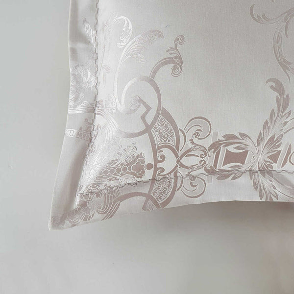 6 Pieces Luxury Jacquard Queen Size Duvet Cover Set- Geo